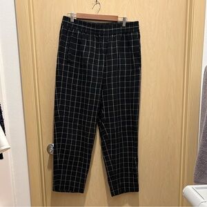 Madewell Huston Pull-On Tapered Pants in Plaid - good condition